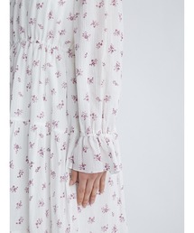 gelato pique ジェラートピケ リトルローズ柄ドレス グレー リトルローズ柄カップインキャミワンピース（ワンピース