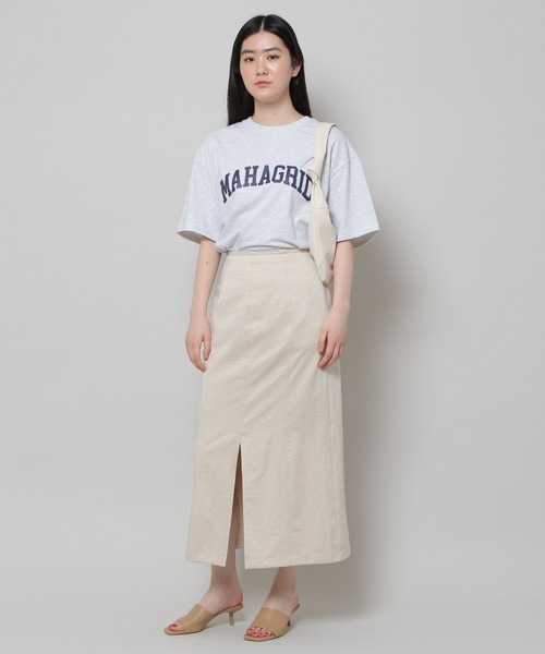MAHAGRID(マハグリッド)の「【UNISEX】MAHAGRID/VARSITY LOGO TEE 2277563(Tシャツ/カットソー・レディース・グリーン/ホワイト/ライトグレー/ブラック・X-LARGE/LARGE/MEDIUM/SMALL)」の16枚目の写真