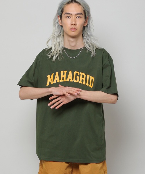MAHAGRID(マハグリッド)の「【UNISEX】MAHAGRID/VARSITY LOGO TEE 2277563(Tシャツ/カットソー・レディース・グリーン/ホワイト/ライトグレー/ブラック・X-LARGE/LARGE/MEDIUM/SMALL)」の5枚目の写真