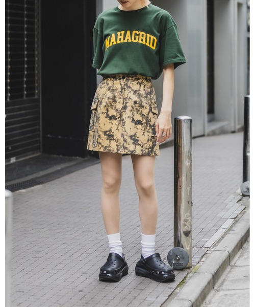 MAHAGRID(マハグリッド)の「【UNISEX】MAHAGRID/VARSITY LOGO TEE 2277563(Tシャツ/カットソー・レディース・グリーン/ホワイト/ライトグレー/ブラック・X-LARGE/LARGE/MEDIUM/SMALL)」の13枚目の写真