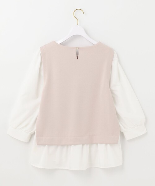 ANY SIS（エニィスィス）の「ペプラムドッキング カットソー（Tシャツ/カットソー・レディース・ブラック系/ライトグレー系/ピンク系・2）」の13枚目の写真