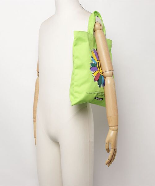 Paragraph(パラグラフ)の「【PARAGRAPH/パラグラフ】030 SMILE FLOWER BAG/スマイル ニコちゃん フラワー お花 バッグ 手提げ(トートバッグ・メンズ・ライトグリーン/イエロー/ミント/ネイビー/アイボリー・ONE SIZE)」の10枚目の写真