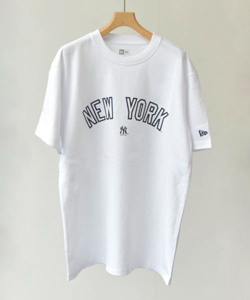 NEW ERA(ニューエラ)の「NEW ERA SSCT MLB ARCH(Tシャツ/カットソー・メンズ・ホワイト系その他/ブラック系その他/ホワイト系その他2/ホワイト系その他3/ホワイト系その他4/ブラック系その他2/ブラック系その他3/ブラック系その他4・M/L/XL)」の1枚目の写真