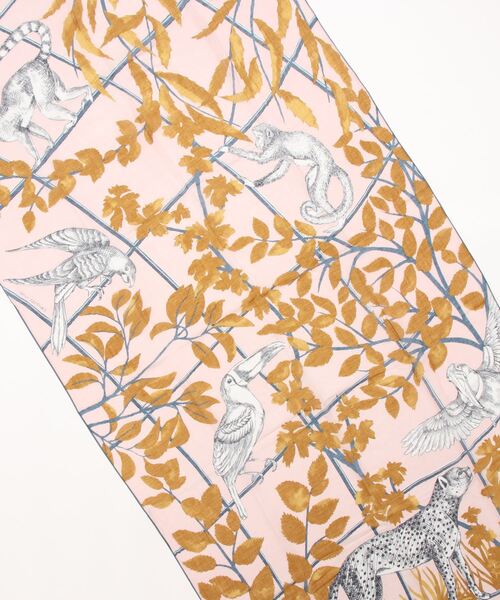 INOUI Editionsイヌイエディションズ】アニマルの楽園柄ストール