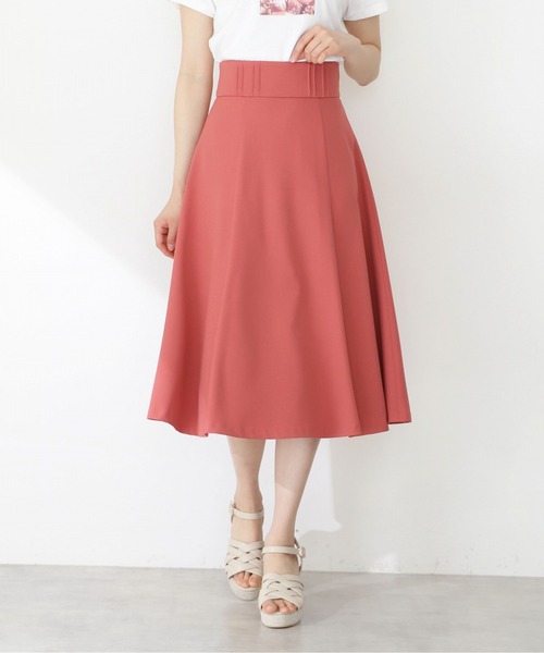 PROPORTION BODY DRESSING（プロポーションボディドレッシング）の「ハイウエストカラーフレアスカート / 1212220600（スカート・レディース・ピンク/ブラウン/グリーン・SMALL/MEDIUM）」の10枚目の写真