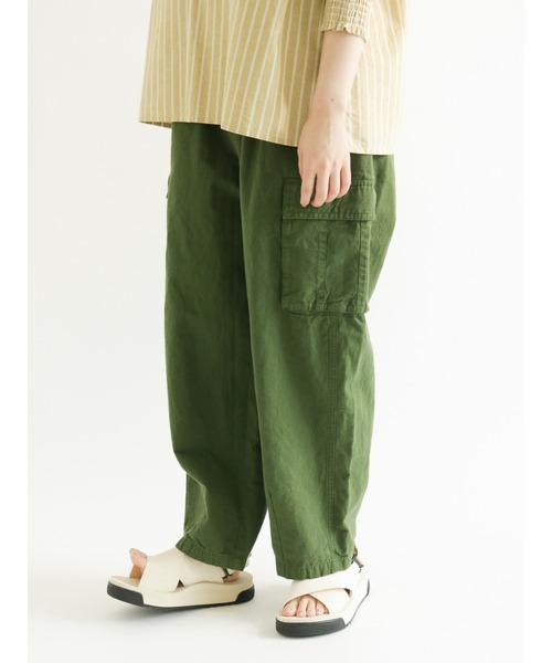 Samansa Mos2（サマンサ モスモス）の「カーゴパンツ（カーゴパンツ・レディース・ベージュ/オフホワイト/グリーン・ﾌﾘ-）」の3枚目の写真