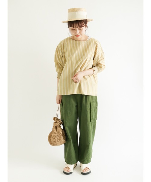 Samansa Mos2（サマンサ モスモス）の「カーゴパンツ（カーゴパンツ・レディース・ベージュ/オフホワイト/グリーン・ﾌﾘ-）」の12枚目の写真