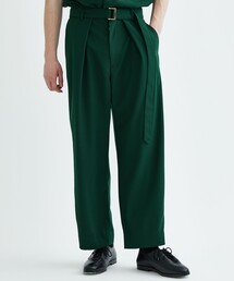 CULLNI | STUDIOUS別注 BELTED WIDE SLACKS(スラックス)