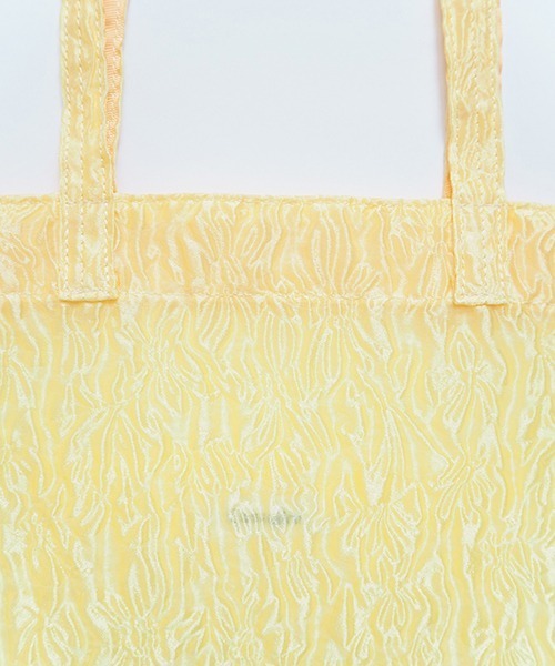 Casselini（キャセリーニ）の「フラワーシアートート（トートバッグ・レディース・ホワイト/イエロー/ピンク/ブラック・FREE）」の9枚目の写真