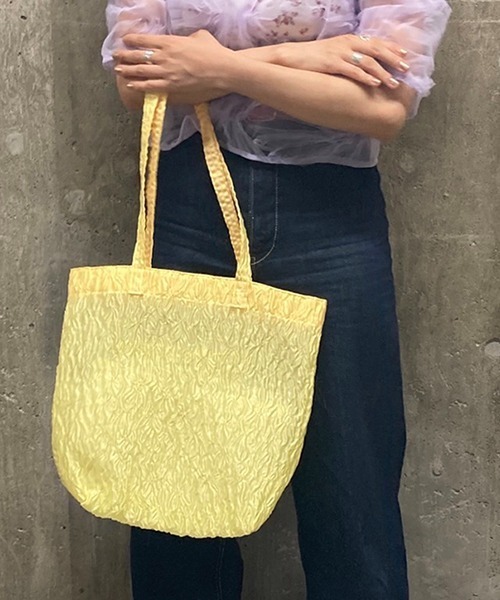 Casselini（キャセリーニ）の「フラワーシアートート（トートバッグ・レディース・ホワイト/イエロー/ピンク/ブラック・FREE）」の19枚目の写真