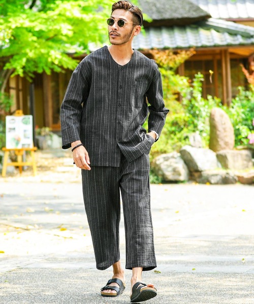 jiggys shop（ジギーズショップ）の「しじらパジャマ プレゼント ギフト（浴衣・メンズ・ブラック系その他2/ホワイト系その他/ブルー系その他/ブラック系その他/ブルー系その他2/グレー系その他・LARGE/MEDIUM）」の14枚目の写真