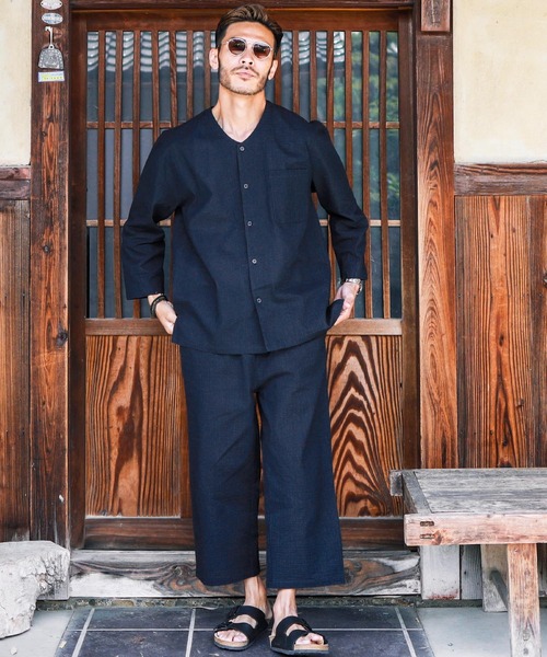 jiggys shop（ジギーズショップ）の「しじらパジャマ プレゼント ギフト（浴衣・メンズ・ブラック系その他2/ホワイト系その他/ブルー系その他/ブラック系その他/ブルー系その他2/グレー系その他・LARGE/MEDIUM）」の16枚目の写真