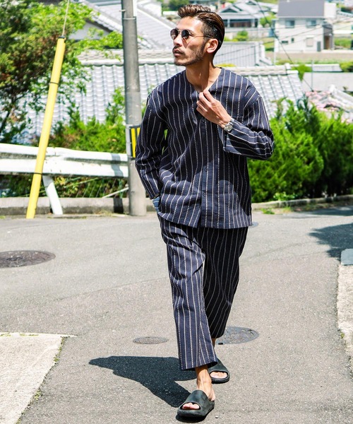 jiggys shop（ジギーズショップ）の「しじらパジャマ プレゼント ギフト（浴衣・メンズ・ブラック系その他2/ホワイト系その他/ブルー系その他/ブラック系その他/ブルー系その他2/グレー系その他・LARGE/MEDIUM）」の18枚目の写真