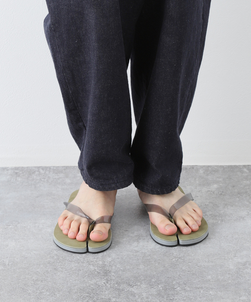 EL NIDO FLIPS（エルニドフリップス）の「【EL NIDO FLIPS for JOURNAL STANDARD】別注 Tabi Beach サンダル（サンダル・メンズ・ダークグリーン/ベージュ系その他・42/38/40）」の15枚目の写真