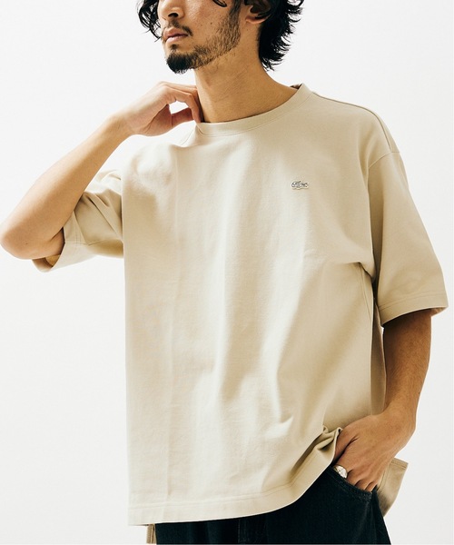 新品）LACOSTE×JOURNAL STANDARD/別注ヘビーピケTシャツL LACOSTE×JOURNAL STANDARD JOURNAL STANDARD 別注 ワニ ヘビー
