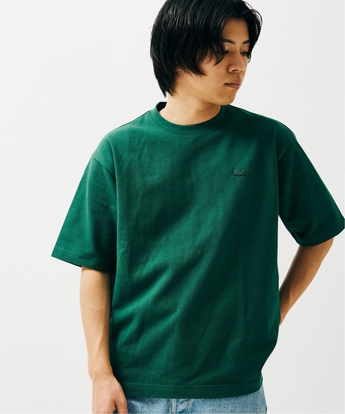 LACOSTE(ラコステ)の「《追加》【LACOSTE for JOURNAL STANDARD/ラコステ】別注 ヘビー ピケ Tシャツ(Tシャツ/カットソー・メンズ・ホワイト/ベージュ/グリーン/クリアブラック・4/3/5)」の6枚目の写真
