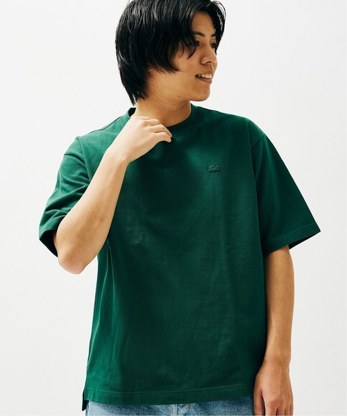 LACOSTE(ラコステ)の「《追加》【LACOSTE for JOURNAL STANDARD/ラコステ】別注 ヘビー ピケ Tシャツ(Tシャツ/カットソー・メンズ・ホワイト/ベージュ/グリーン/クリアブラック・4/3/5)」の5枚目の写真