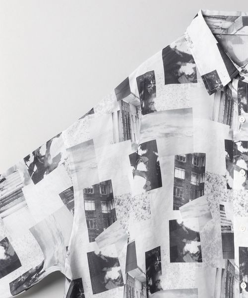 JEANASIS（ジーナシス）の「フォトコラージュシアーシャツLS/352704（シャツ/ブラウス・レディース・ブラック系その他/グレー系その他/パープル系その他・FREE）」の16枚目の写真