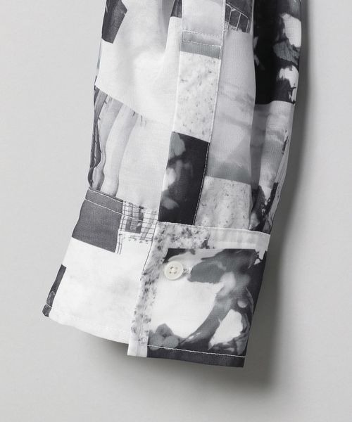 JEANASIS（ジーナシス）の「フォトコラージュシアーシャツLS/352704（シャツ/ブラウス・レディース・ブラック系その他/グレー系その他/パープル系その他・FREE）」の17枚目の写真