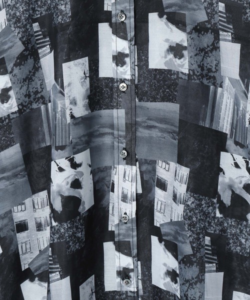 JEANASIS（ジーナシス）の「フォトコラージュシアーシャツLS/352704（シャツ/ブラウス・レディース・ブラック系その他/グレー系その他/パープル系その他・FREE）」の21枚目の写真