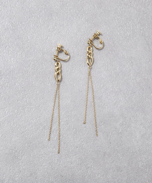 NOLLEY’S Sophi(ノーリーズソフィ)の「チェーンスウィングイヤリング(イヤリング・レディース・シルバー/ゴールド・FREE)」の5枚目の写真