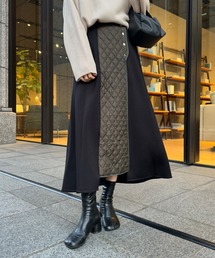 キルティング切替ダンボールスカート