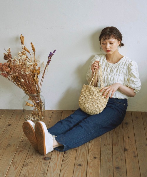 t a r o s u（タロス）の「kusyu kusyu frill tops/くしゅくしゅフリル