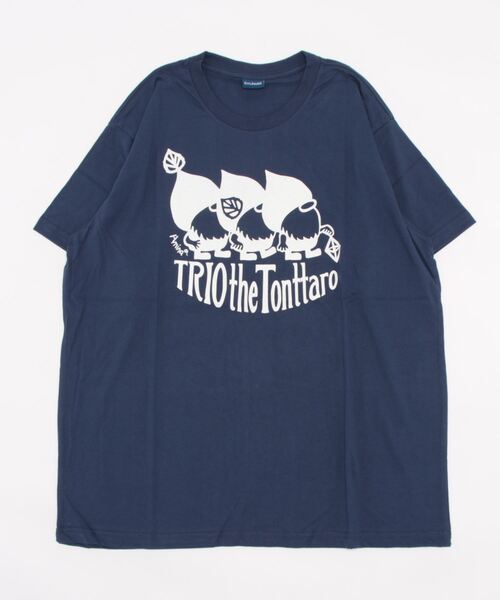 チャイハネ（チャイハネ）の「【チャイハネ】TRIO the TONTTARO サウナメンズTシャツ（Tシャツ/カットソー・メンズ・ネイビー/グリーン/ホワイト・FREE）」の3枚目の写真