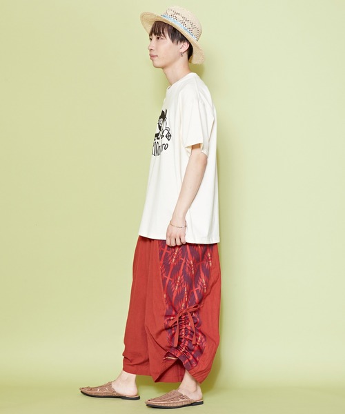 チャイハネ（チャイハネ）の「【チャイハネ】TRIO the TONTTARO サウナメンズTシャツ（Tシャツ/カットソー・メンズ・ネイビー/グリーン/ホワイト・FREE）」の5枚目の写真