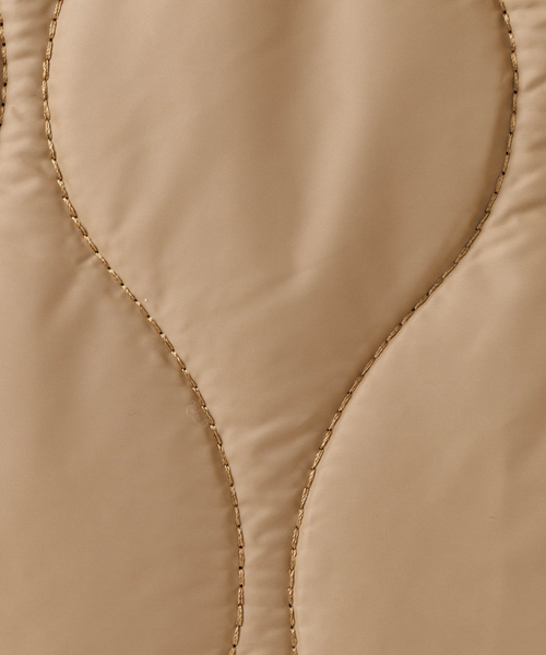 Abahouse Devinette（ドゥヴィネット）の「【Avancer】A4対応キルティングトートバッグ（トートバッグ・レディース・ダークベージュ/ブラック・フリー）」の14枚目の写真