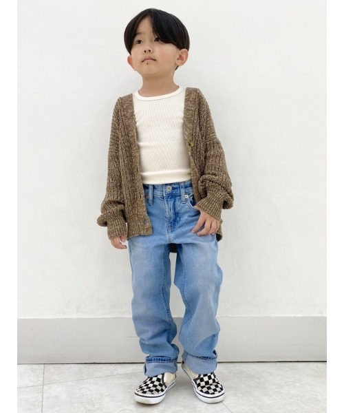 GAP(ギャップ)の「ハイライズ オーガニックコットン '90s ルーズデニム (キッズ)(デニムパンツ・キッズ・ライトブルー/ライトインディゴブルー・120cm/130cm/140cm/150cm/155cm/160cm)」の5枚目の写真