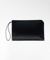 TAKEO KIKUCHI（タケオキクチ）の「【冠婚葬祭】ブラックレザー クラッチバッグ（クラッチバッグ）」