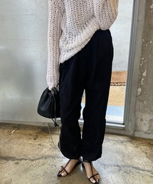 裾ゴム2wayパンツ パラシュートパンツ