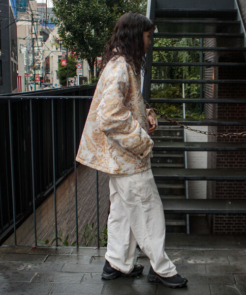 GLOSTER(グロスター)の「【GLOSTER/グロスター】ゴブラン柄ブルゾン アンティーク調 レトロ ジオメトリックパターン(ブルゾン・メンズ・ホワイト系その他/ブルー系その他・S/M/L)」の16枚目の写真