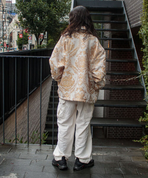 GLOSTER(グロスター)の「【GLOSTER/グロスター】ゴブラン柄ブルゾン アンティーク調 レトロ ジオメトリックパターン(ブルゾン・メンズ・ホワイト系その他/ブルー系その他・S/M/L)」の17枚目の写真