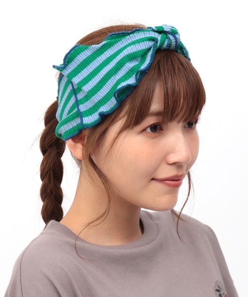 チチカカ(チチカカ)の「ボーダーリボンヘアバンド(ヘアバンド・レディース・その他1/その他2/その他3・FREE)」の9枚目の写真