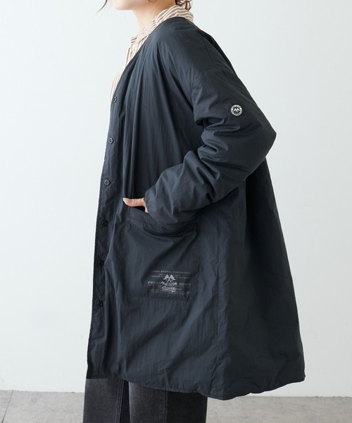 PUAL CE CIN（ピュアルセシン）の「フレンチダックライトダウン リバーシブルジャケット（ダウンジャケット/コート・レディース・ベージュ/ネイビー/カーキ・FREE）」の13枚目の写真