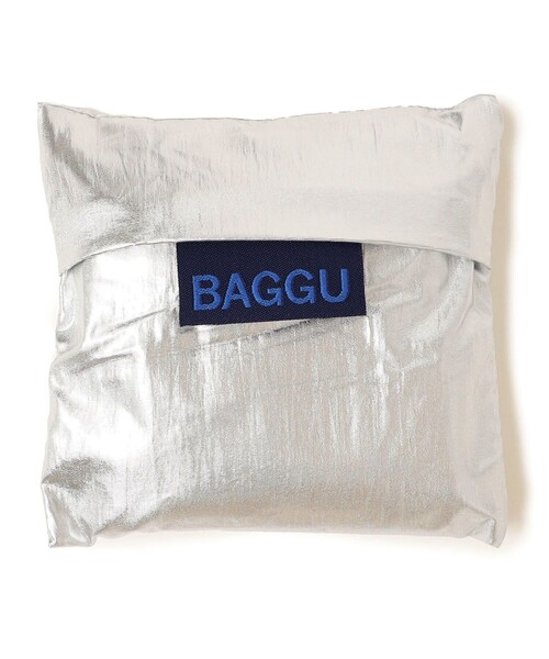 SHIPS Days（シップスデイズ）の「BAGGU:ベイビーメタリック（エコバッグ/サブバッグ・レディース・ピンク/シルバー/ライトパープル/ゴールド・ONE SIZE）」の6枚目の写真