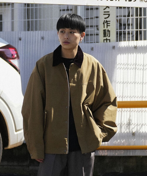 BeAMS DOT(ビームスドット)の「【WEB限定】BeAMS DOT / ショートブルゾン(ブルゾン・メンズ・ベージュ/オリーブ・MEDIUM/LARGE)」の7枚目の写真