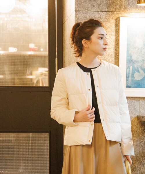 【ミュラーダウン】2WAYノーカラージャケット