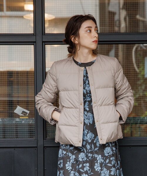 【ミュラーダウン】2WAYノーカラージャケット