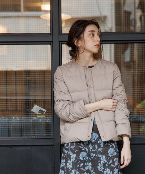 【ミュラーダウン】2WAYノーカラージャケット