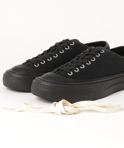 ATTACHMENT(アタッチメント)の「ATTACHMENT / アタッチメント/CO TWILL LOW CUT TRAINERS/ローカットスニーカー(スニーカー・メンズ・ブラック・41/42/43)」の4枚目の写真
