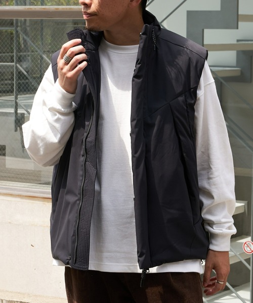 CIAOPANIC TYPY（チャオパニックティピー）の「テックウォームスタンドベスト（ダウンベスト・メンズ・ブラック・MEDIUM/LARGE）」の10枚目の写真