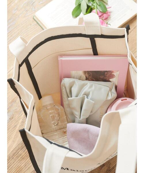 Maison de FLEUR（メゾンドフルール）の「パイピングスクエアトートバッグ（トートバッグ・レディース・ブラック/アイボリー・FREE）」の11枚目の写真