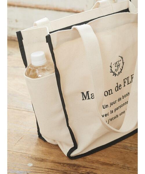 Maison de FLEUR（メゾンドフルール）の「パイピングスクエアトートバッグ（トートバッグ・レディース・ブラック/アイボリー・FREE）」の12枚目の写真