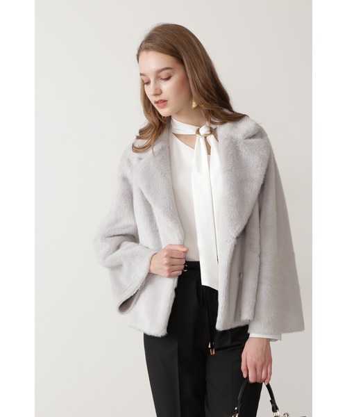 PINKY&DIANNE(ピンキーアンドダイアン)の「◆フォーレッキスショートコート(その他アウター・レディース・グレー/ベージュ系その他3・38/36)」の13枚目の写真