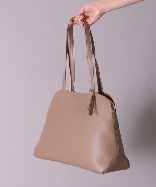 Legato Largo（レガートラルゴ）の「(LF)【Legato Largo】【かるいかばん】フェイクレザー A4 トートバッグ（トートバッグ・レディース・ブラック/アイボリー/ブルーグレー/グレイッシュベージュ・ONE SIZE）」の11枚目の写真