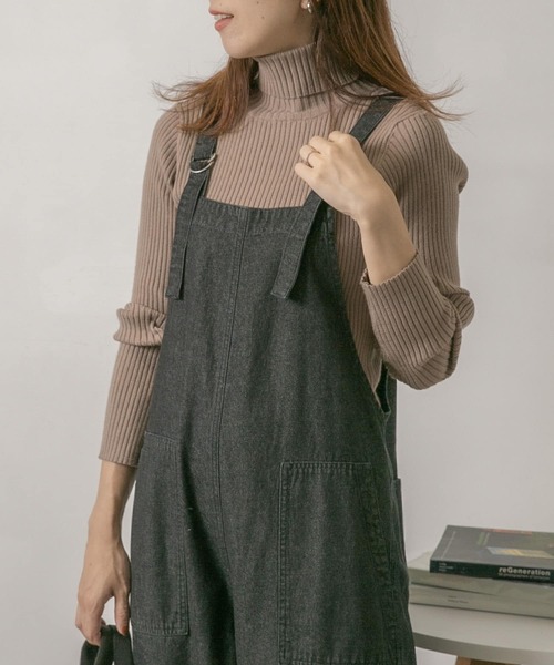 URBAN RESEARCH Sonny Label（アーバンリサーチサニーレーベル）の「『UR TECH』タートルネックリブニット（ニット/セーター・レディース・ブラック/レッド/ナチュラル/キャメル・FREE）」の14枚目の写真