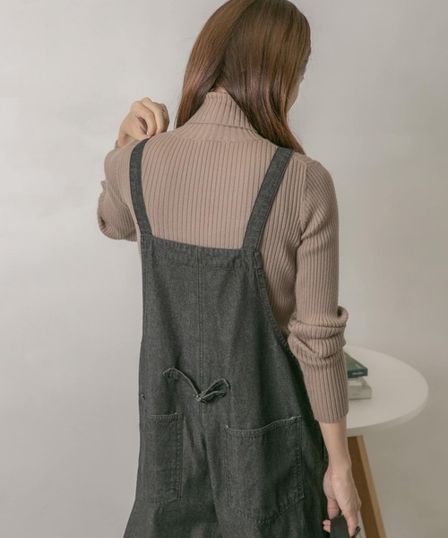 URBAN RESEARCH Sonny Label（アーバンリサーチサニーレーベル）の「『UR TECH』タートルネックリブニット（ニット/セーター・レディース・ブラック/レッド/ナチュラル/キャメル・FREE）」の16枚目の写真